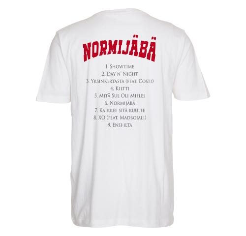 NORMIJÄBÄ valkoinen t-paita